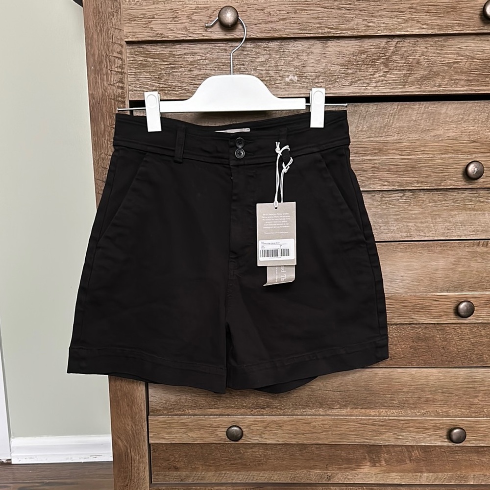NWT Everlane Way High Canvas Shorts